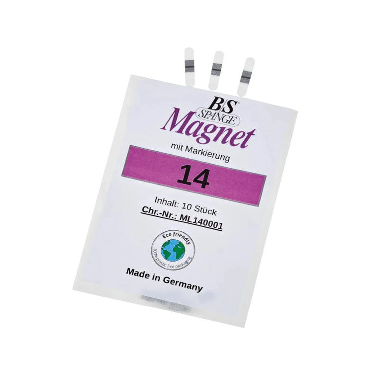 Languettes B/S Magnet - Lot de 10 - Largeur 3 mm - Plusieurs tailles - Ruck B/S Spange 