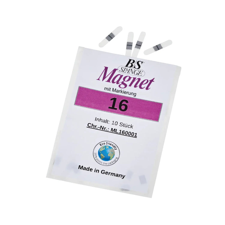 Languettes B/S Magnet - Lot de 10 - Largeur 3 mm - Plusieurs tailles - Ruck B/S Spange 