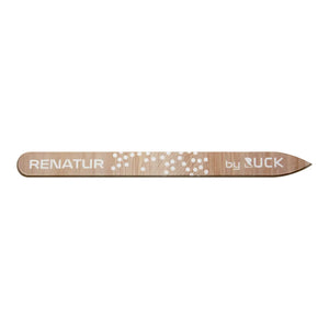 Lima de uñas de cristal Renatur larga - 13,5 cm - redonda o puntiaguda - Ruck Ruck 