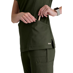 Louisa - Tunique col cranté - Femme - Grey’s Anatomy Evolve Grey’s Anatomy 