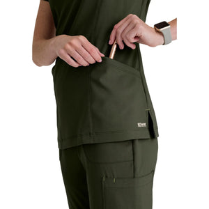 Louisa - Tunique col cranté - Femme - Grey’s Anatomy Evolve Grey’s Anatomy 