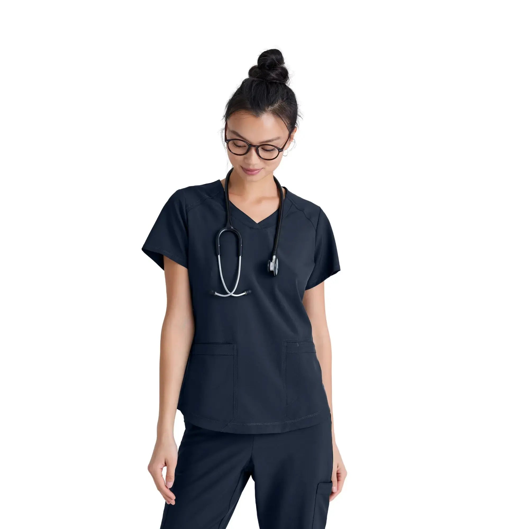 Luma - Tunique col V - Femme - Grey’s Anatomy Evolve Grey’s Anatomy  Gris Anthracite / XL