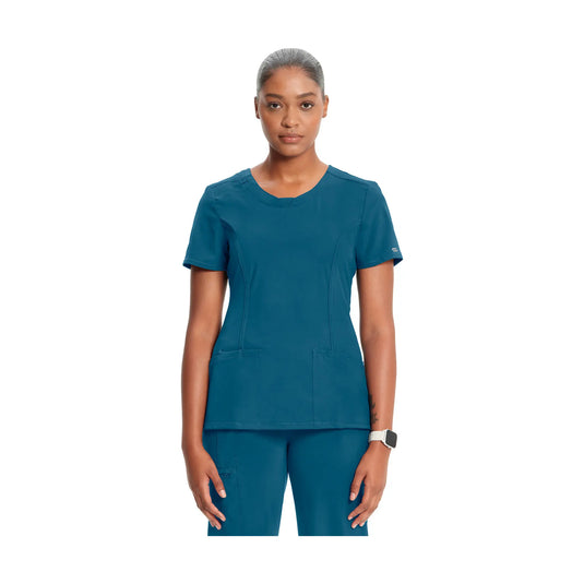Lyon - Tunica girocollo - Donna - Cherokee Uniformi mediche Cherokee Blu-Caraibi-3XL
