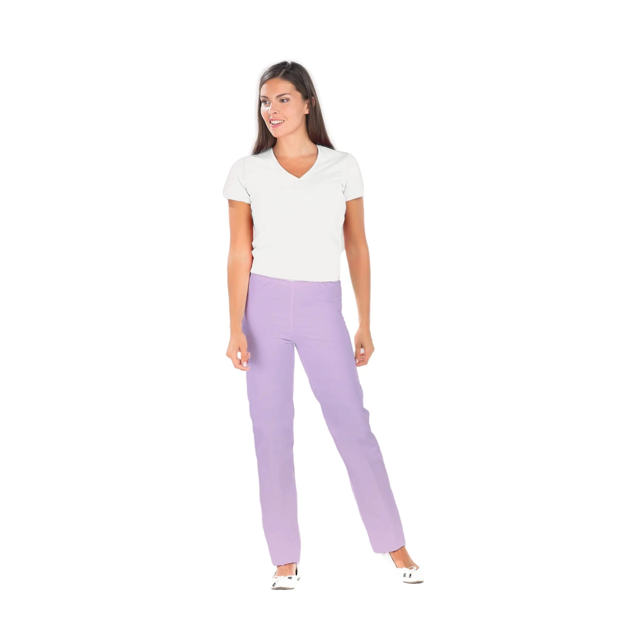 Manu - Pantalon Parme - Mixte - Ceinture élastique - Sans poche My Blouse 