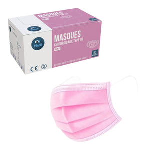 Masque chirurgical - 3 plis de type IIR - Norme EN14683 - Certification CE - Boîte de 50 masques - 3 coloris - My Médical My Medical 