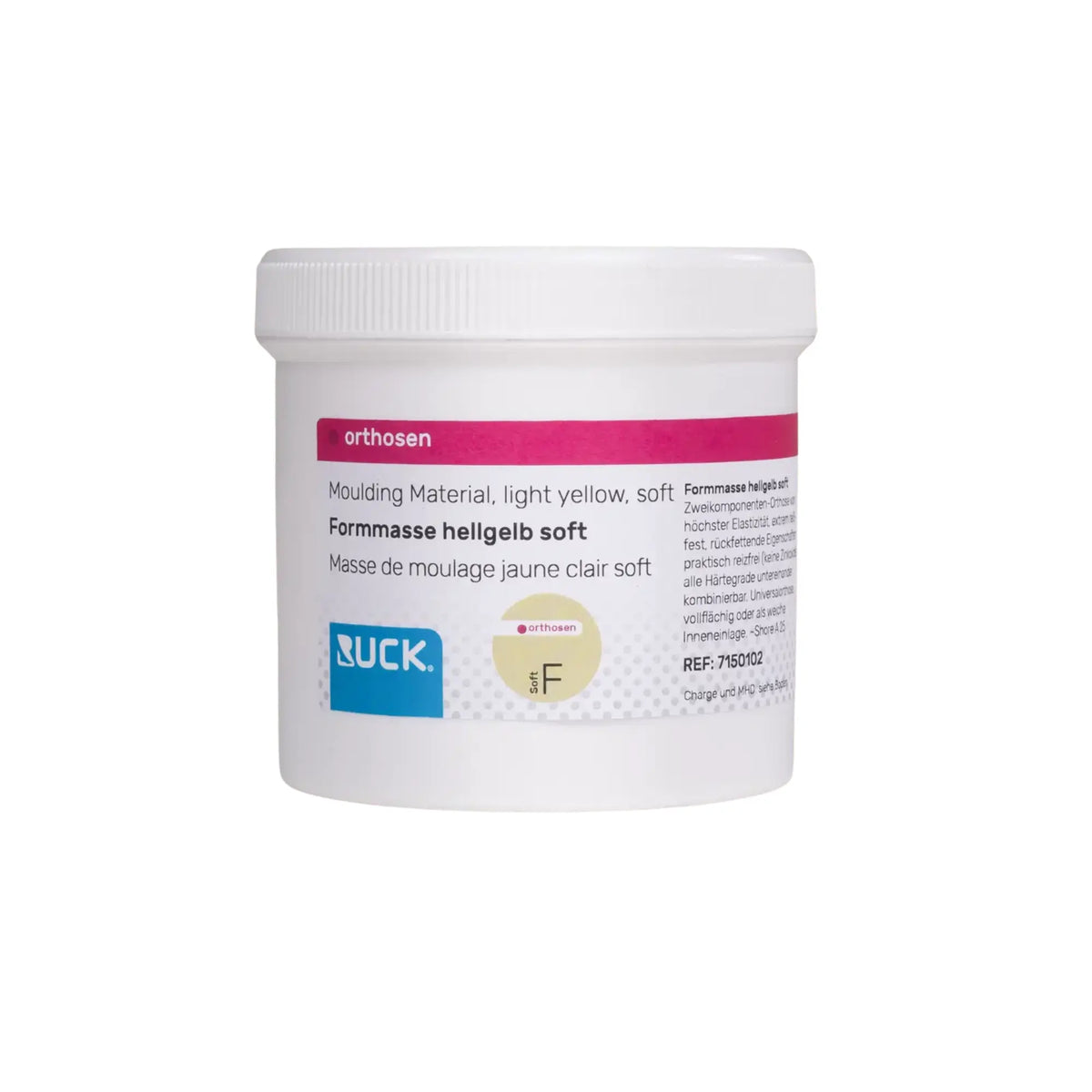 Matériau de moulage pour orthoplastie - 3 type de duretés disponibles - 250g - Ruck Ruck 