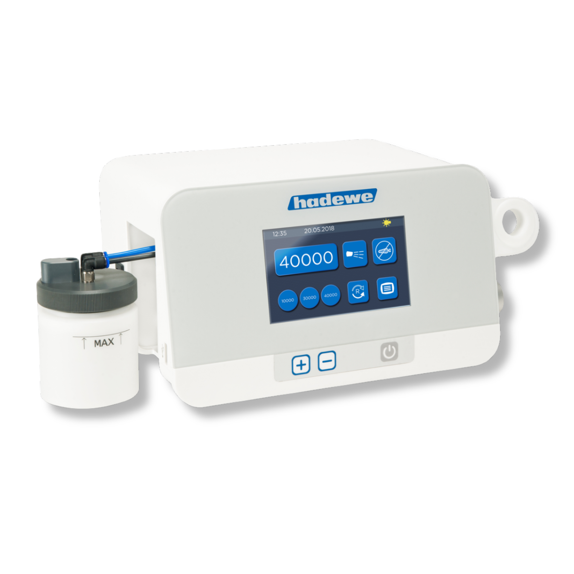 Micromoteur à spray Azuras Chrome - Ecran tactile - 40 000 tpm - Hadewe