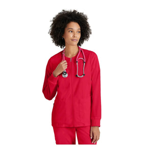 Mila - Chaqueta médica con cuello redondo - Mujer - Grey's Anatomy Stretch Grey's Anatomy 