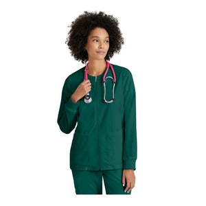 Mila - Chaqueta médica con cuello redondo - Mujer - Grey's Anatomy Stretch Grey's Anatomy 