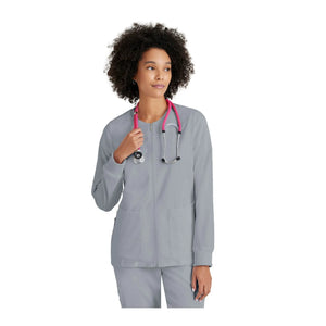 Mila - Chaqueta médica con cuello redondo - Mujer - Grey's Anatomy Stretch Grey's Anatomy 