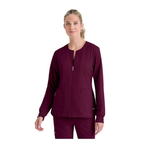 Mila - Chaqueta médica con cuello redondo - Mujer - Grey's Anatomy Stretch Grey's Anatomy 
