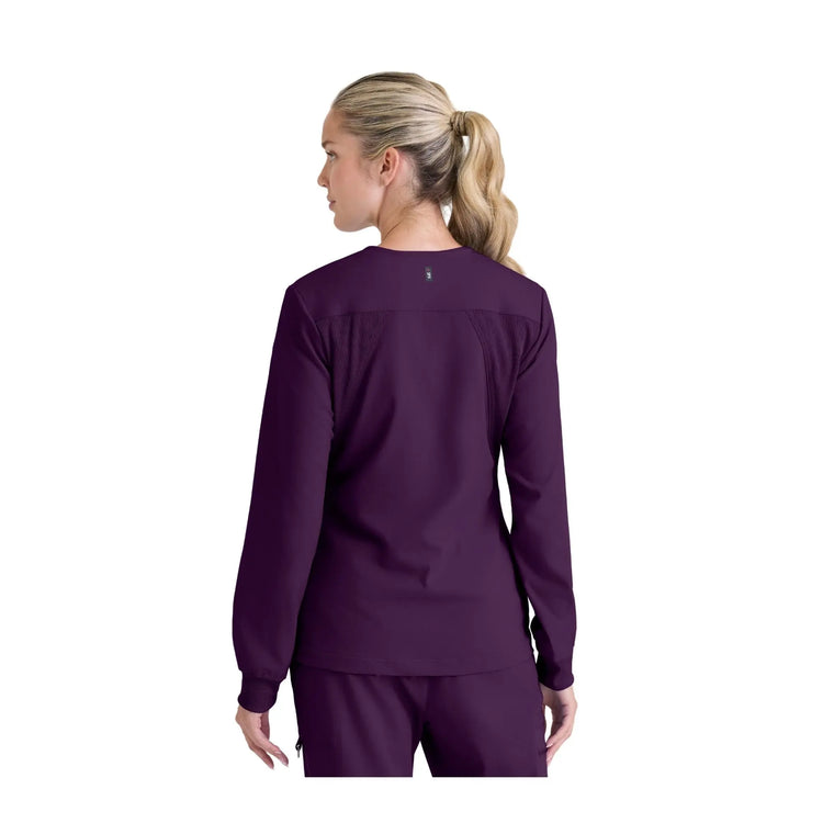 Mila - Chaqueta médica con cuello redondo - Mujer - Grey's Anatomy Stretch Grey's Anatomy 