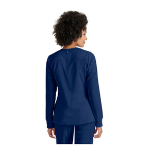 Mila - Chaqueta médica con cuello redondo - Mujer - Grey's Anatomy Stretch Grey's Anatomy 