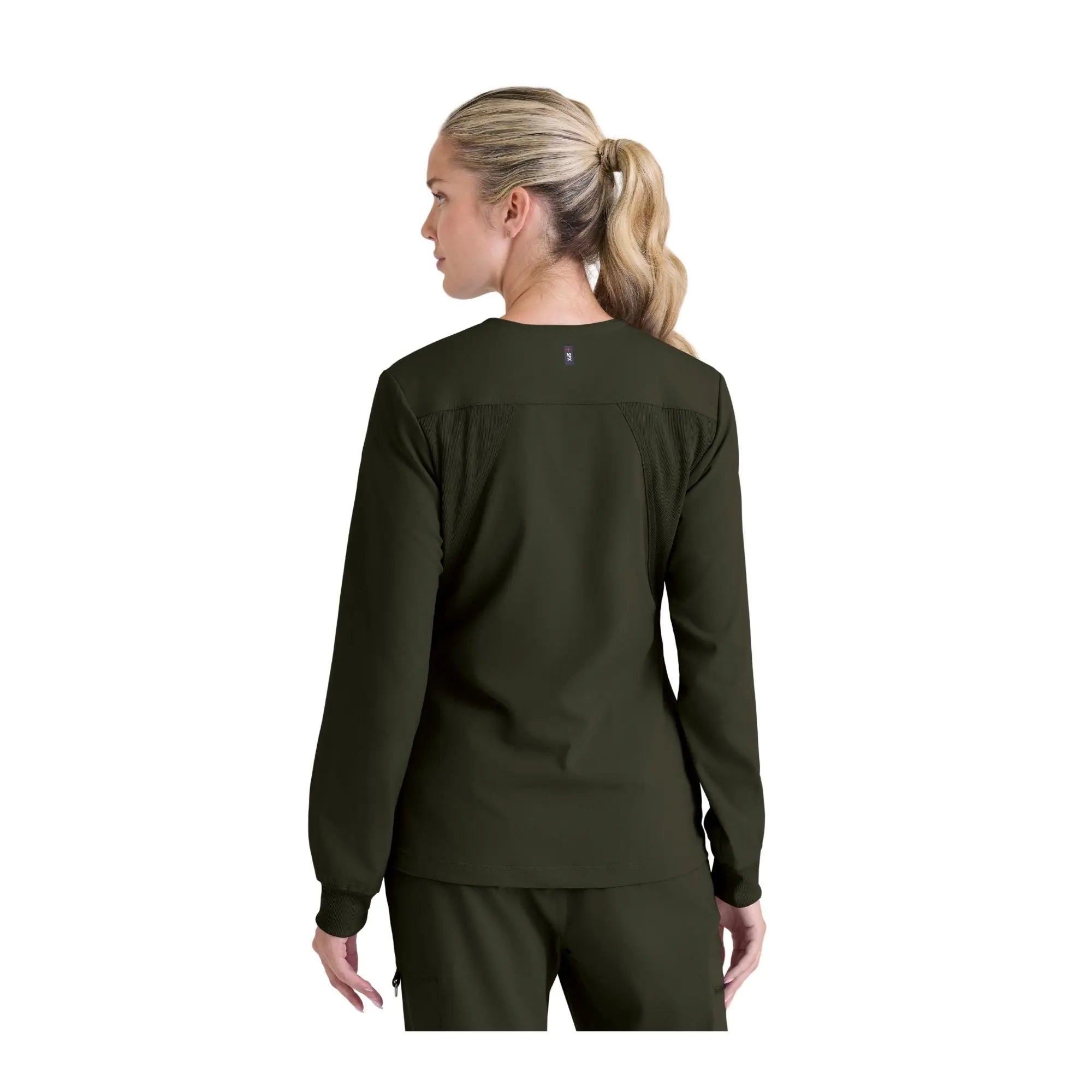 Mila - Chaqueta médica con cuello redondo - Mujer - Grey's Anatomy Stretch Grey's Anatomy 