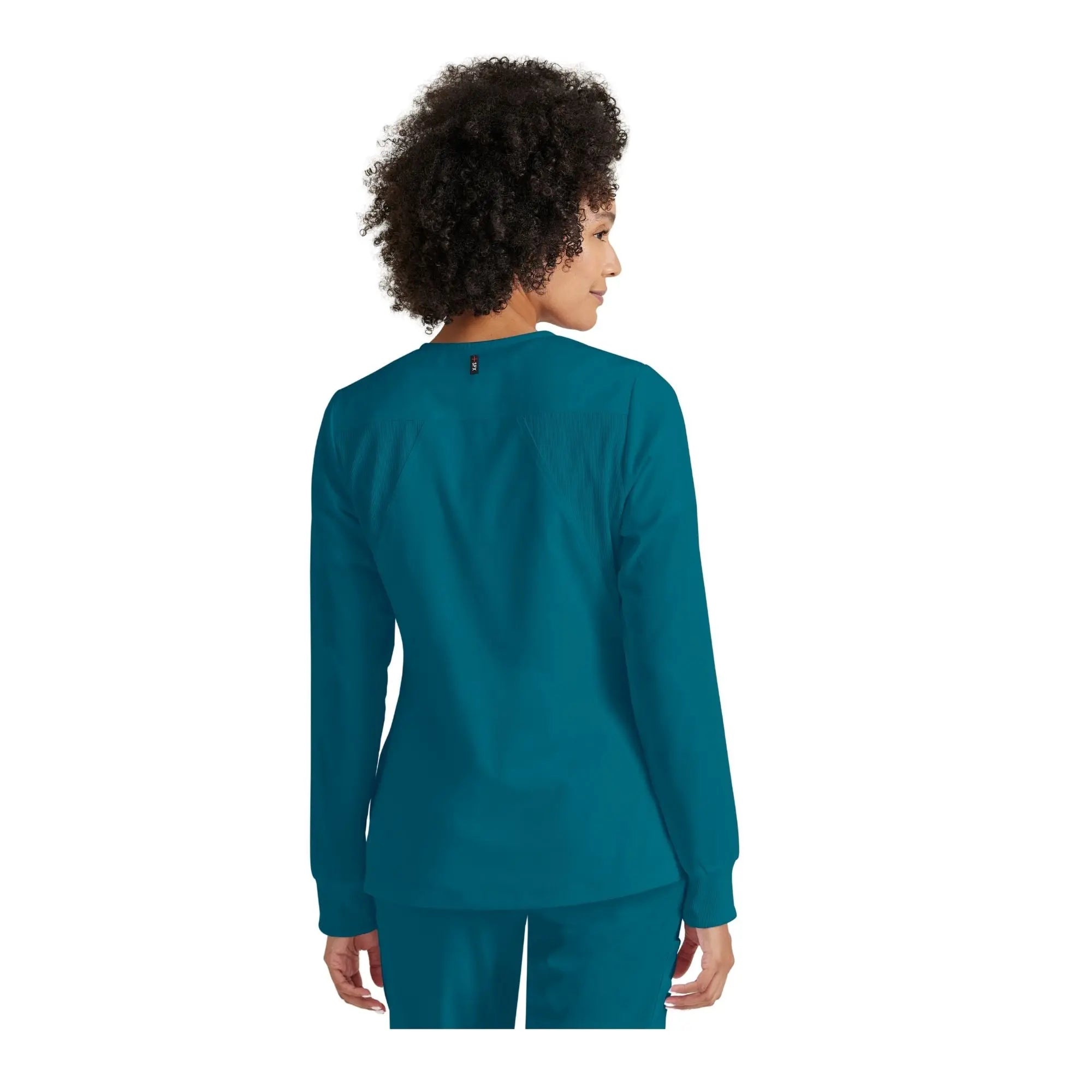 Mila - Chaqueta médica con cuello redondo - Mujer - Grey's Anatomy Stretch Grey's Anatomy 
