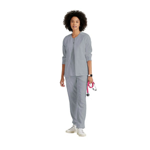 Mila - Chaqueta médica con cuello redondo - Mujer - Grey's Anatomy Stretch Grey's Anatomy 