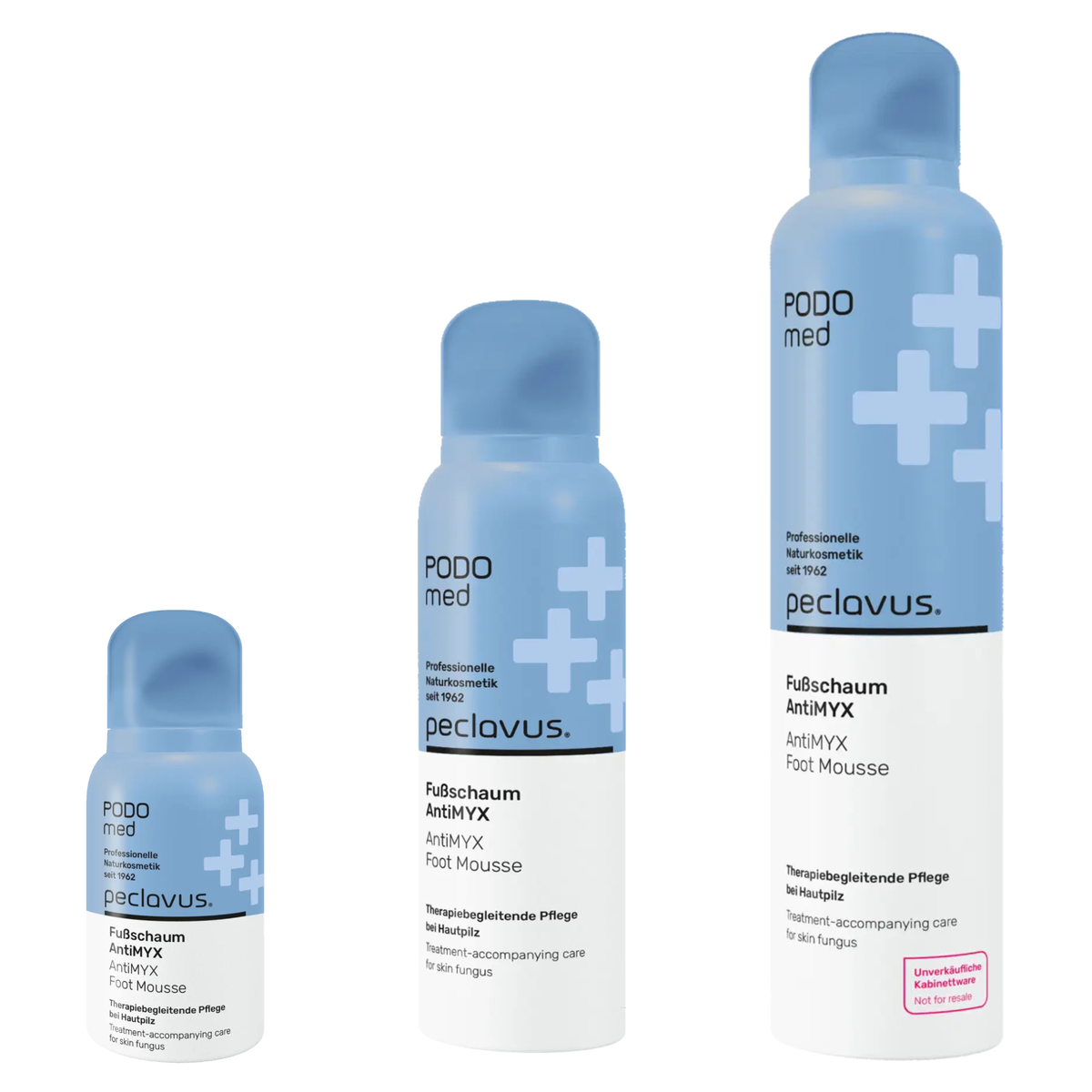 Mousse pour les pieds antimycosiques  - Plusieurs formats - Peclavus