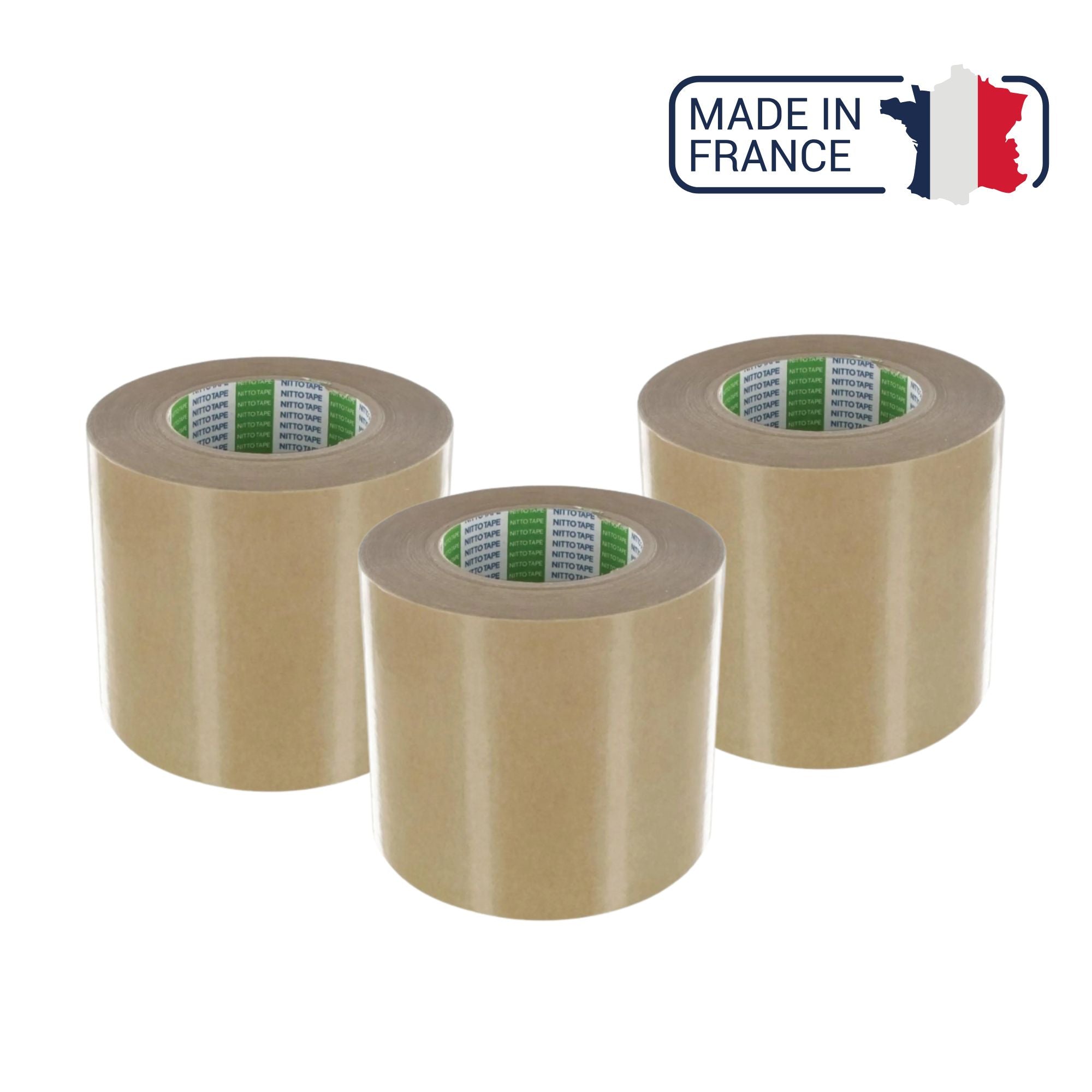 Pack 3 rouleaux - Adhésif double face 50 m - Spécial thermoformage - Nitto Denko Nitto Denko 