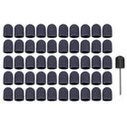 Pack - Portapuntas redondo abrasivo 7005 + 50 casquillos abrasivos 0503 Grano grueso - 13 mm - Ruck