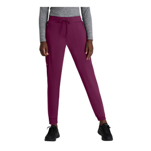 Palmi - Jogging médical taille haute - Poche cargo - Femme - Skechers Slip-ins SKECHERS SLIP-INS KNITS  Bordeaux / XL