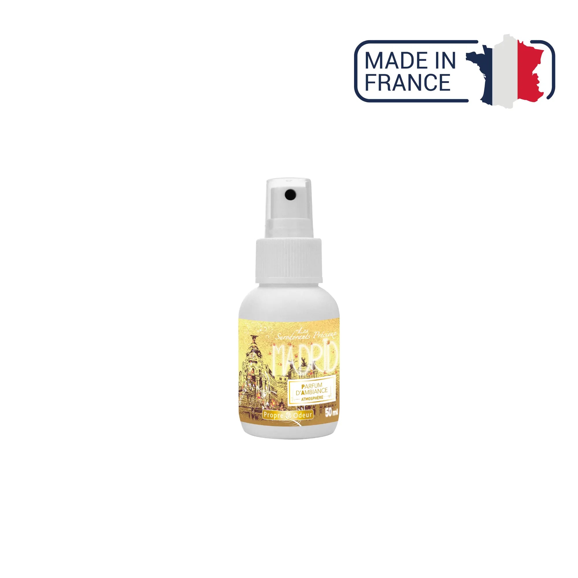 Parfum d'ambiance Surodorant précieux - 2 contenances / 4 senteurs - Sodel Propre Odeur 