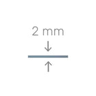 Poron Medical Blu - Shore 10 - 2 mm / 3 mm