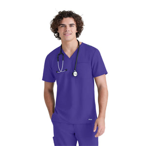 Prague - Tunique col V - Homme - Grey’s Anatomy Evolve Grey’s Anatomy  Raisin / XL