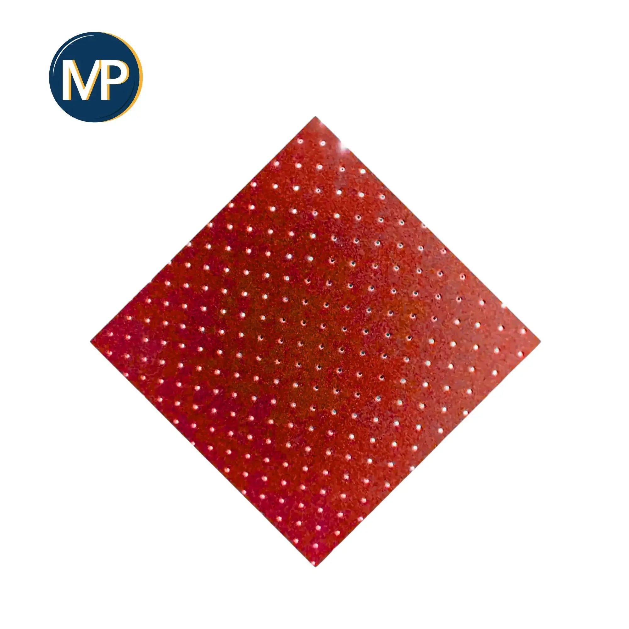 Revestimiento perforado My Carefoam 35 - 2,5 mm - Shore 33 - 1 x 1 m - rojo MP Perforado-Rojo