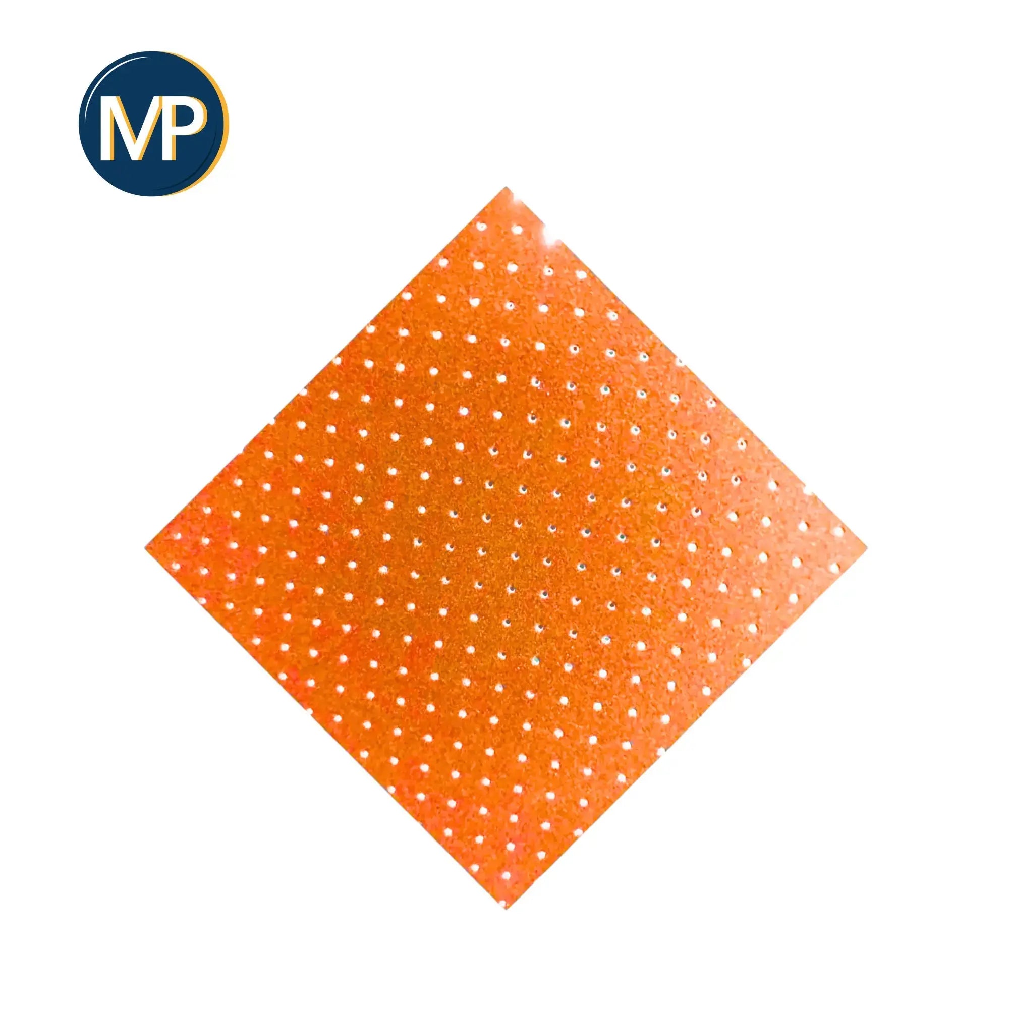 Revestimiento perforado My Carefoam 35 - 2,5 mm - Shore 33 - 1 x 1 m - rojo MP  Perforado-Naranja