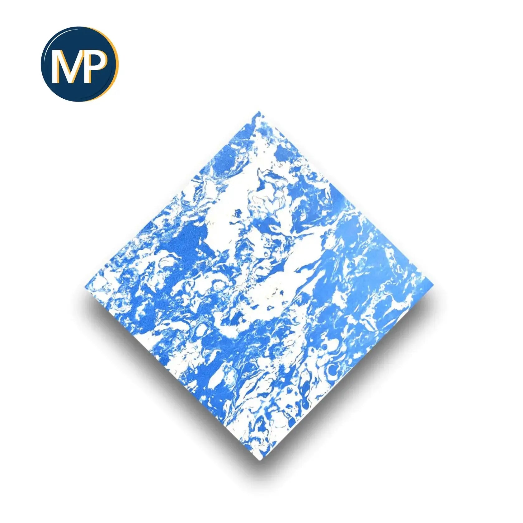 Recouvrement PE EVA - Shore 30 - 1mm - 1035 x 1030 mm - 15 coloris MP  Bleu-blanc