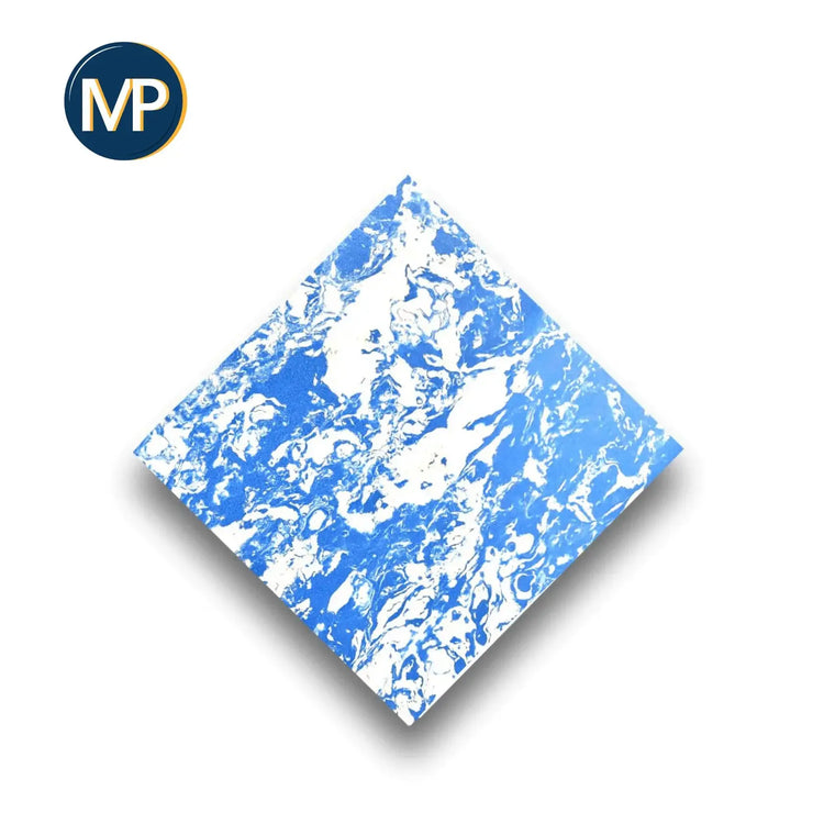 Recouvrement PE EVA - Shore 30 - 1mm - 1035 x 1030 mm - 15 coloris MP  Bleu-blanc