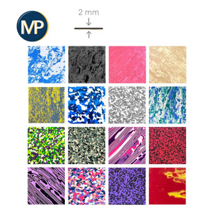 Recouvrement PE EVA - Shore 30 - 2mm - 1035 x 1030 mm - 15 coloris MP 