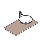 Grifo apto para lavabo redondo - Ruck