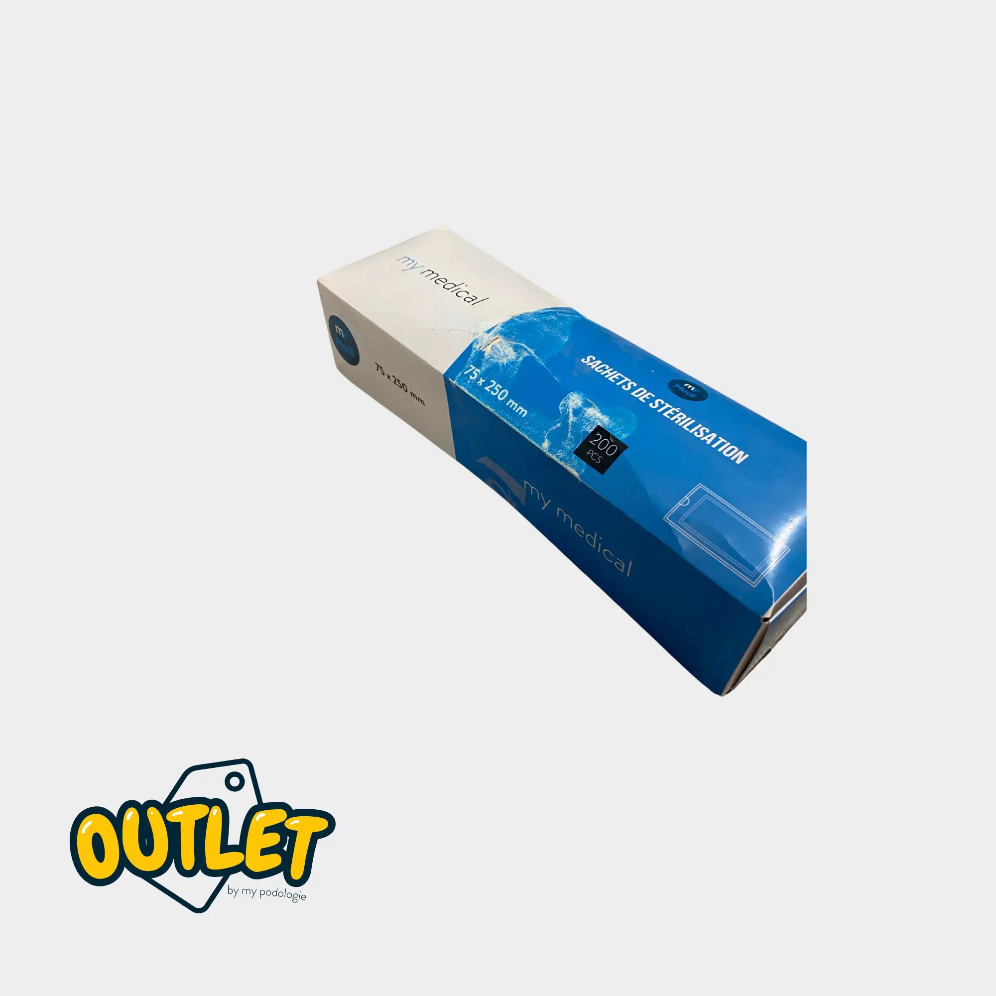 Sachets de stérilisation à fermeture autocollante - MediStock // Destockage My Podologie 
