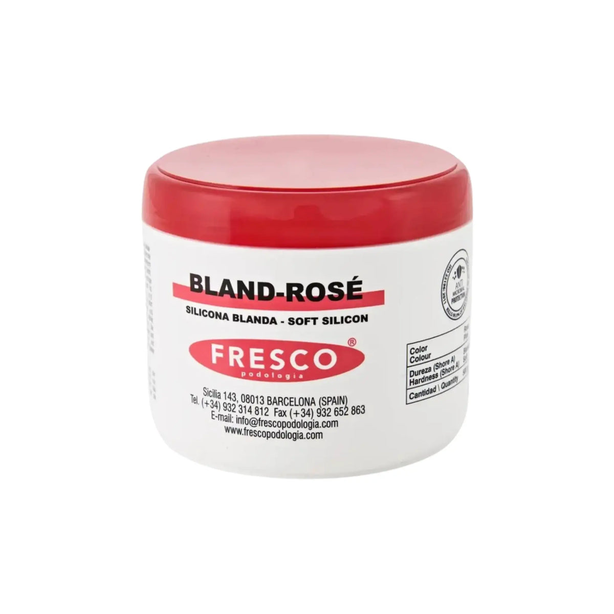 Silicone orthoplastie - Bland-Rosé - Shore A 2-4 - Rose - 500g - Fresco Fresco Podologia 