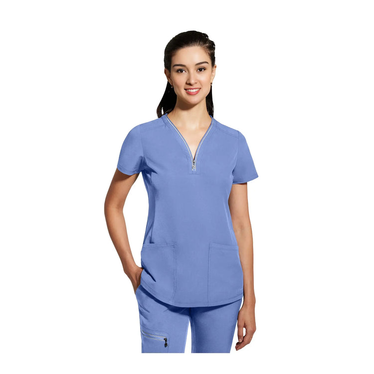 Sonia - Tunique col V zippé - Femme - Healing Hands Healing Hands 